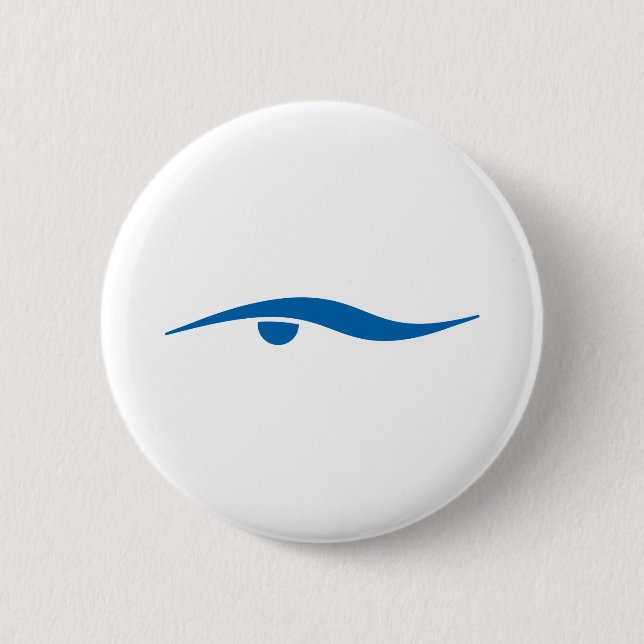 Badge Rond 5 Cm Nager à vie (Devant)