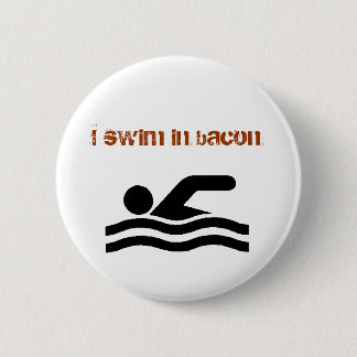 Badge Rond 5 Cm Nageur de lard