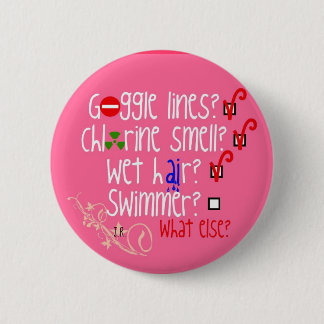 Badge Rond 5 Cm Nageur ? Quoi encore ?
