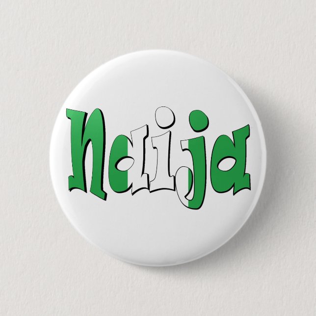 Badge Rond 5 Cm Naija (drapeau nigérien) (Devant)