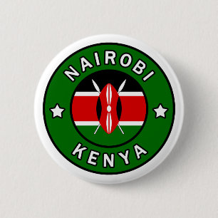 Badge Rond 5 Cm Nairobi Kenya