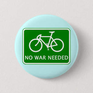 Badge Rond 5 Cm N'allez à vélo aucun produit nécessaire par gue