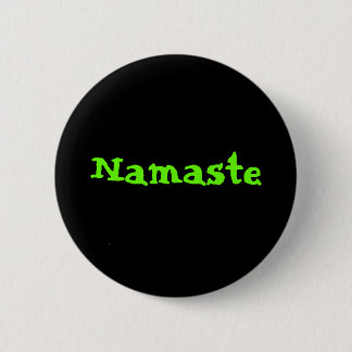 Badge Rond 5 Cm Namaste