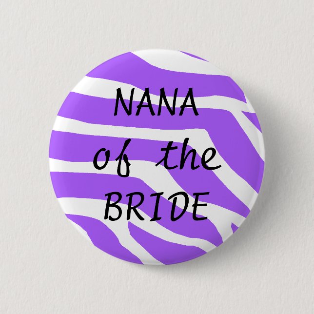 Badge Rond 5 Cm Nana de la jeune mariée (Devant)