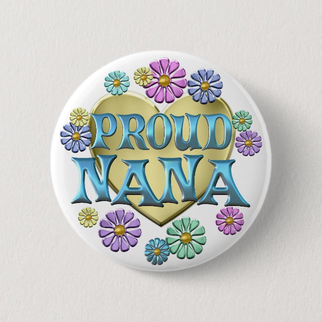 Badge Rond 5 Cm Nana fière (Devant)