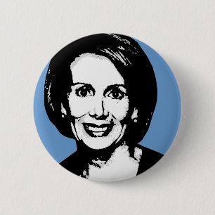 Badge Rond 5 Cm Nancy Pelosi