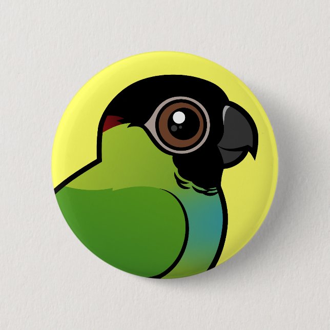 Badge Rond 5 Cm Nanday Conure (Devant)