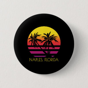 Badge Rond 5 Cm Naples Floride