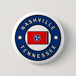 Badge Rond 5 Cm Nashville Tennessee