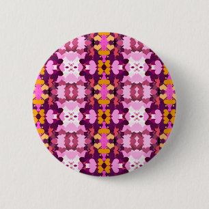 BADGE ROND 5 CM NATURES FLEURS JARDIN D'ART