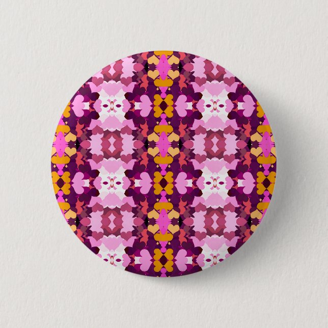 BADGE ROND 5 CM NATURES FLEURS JARDIN D'ART (Devant)