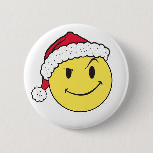 Badge Rond 5 Cm Naughty Happy Face