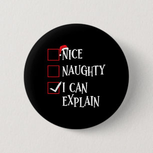 Badge Rond 5 Cm Naughty I