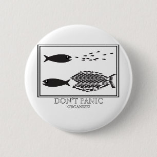 Badge Rond 5 Cm N'ayez pas peur !