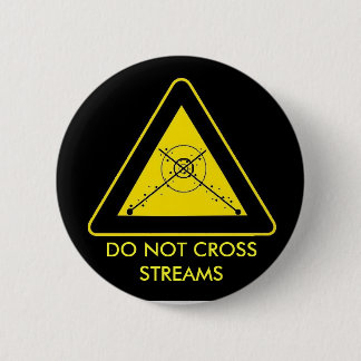 Badge Rond 5 Cm NE CROISEZ PAS l'autocollant de COURANTS