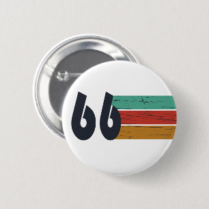 Badge Rond 5 Cm Né en 1966 Anniversaire 60 ans