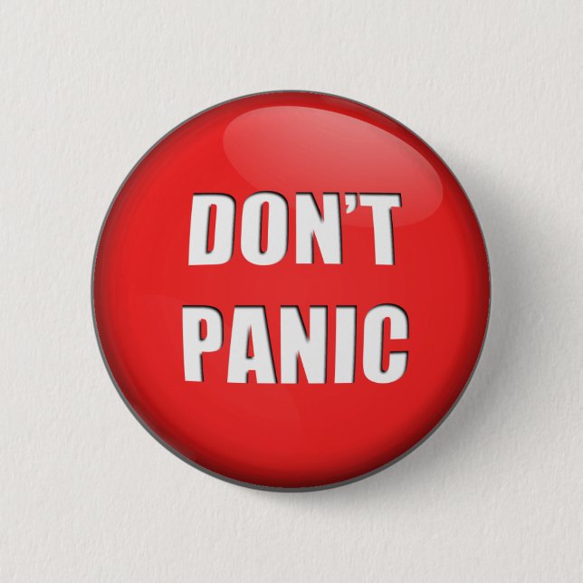 Badge Rond 5 Cm Ne font pas le signal d'alarme (Devant)