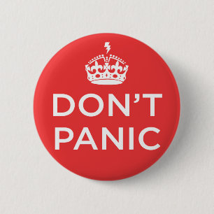 Badge Rond 5 Cm Ne font pas le signal d'alarme