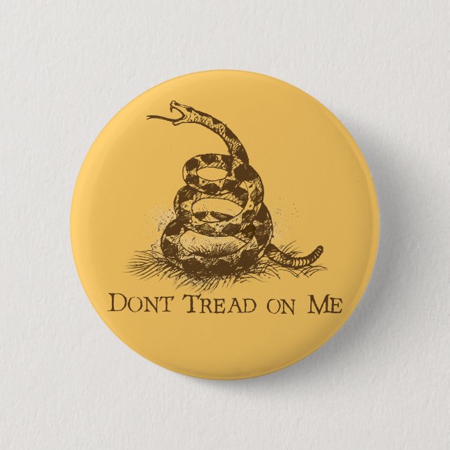 Badge Rond 5 Cm Ne marchez pas sur moi (Devant)