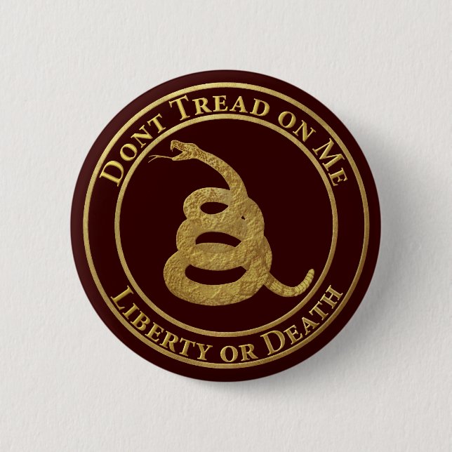 Badge Rond 5 Cm Ne marchez pas sur moi (Devant)