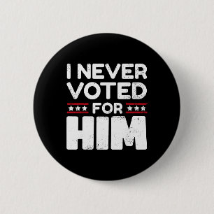 Badge Rond 5 Cm Ne me blâmez pas, je n'ai pas voté pour Trump Je n