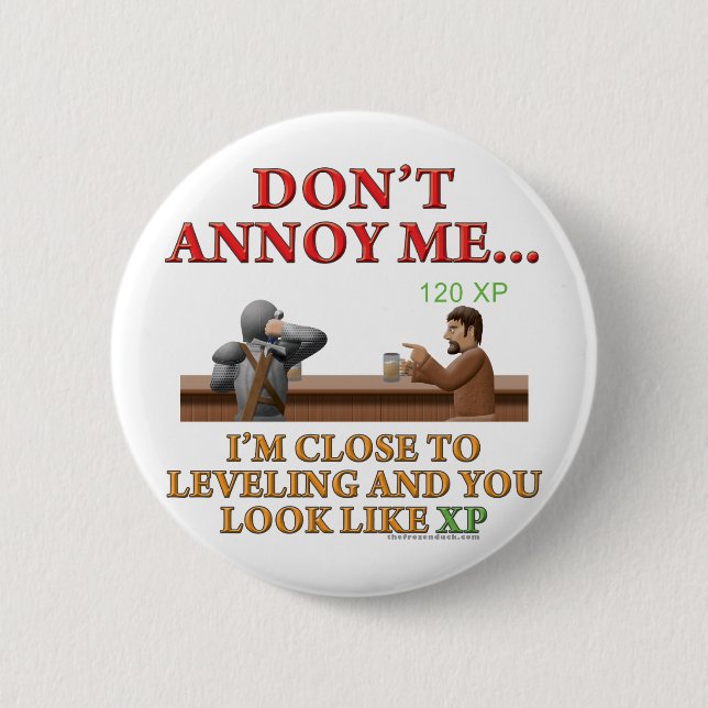 Badge Rond 5 Cm Ne m'ennuyez pas (Devant)