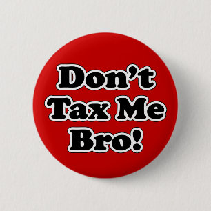 Badge Rond 5 Cm Ne m'imposez pas Bro, noir et blanc