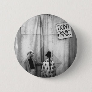 Badge Rond 5 Cm Ne paniquent pas l'insigne