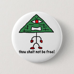 Badge Rond 5 Cm Ne pas être Pin libre