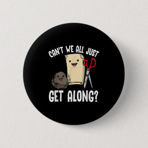 Badge Rond 5 Cm Ne pouvons-nous pas tous nous contenter d'Along_ C