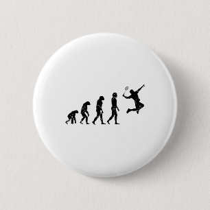 Badge Rond 5 Cm Ne soyez pas un joueur de badminton Picker Net Rac