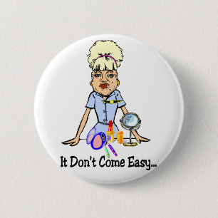 Badge Rond 5 Cm Ne venez pas facile