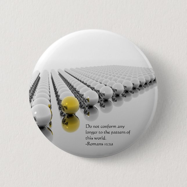 Badge Rond 5 Cm Ne vous conformez pas (Devant)