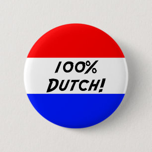 Badge Rond 5 Cm Néerlandais de 100 %