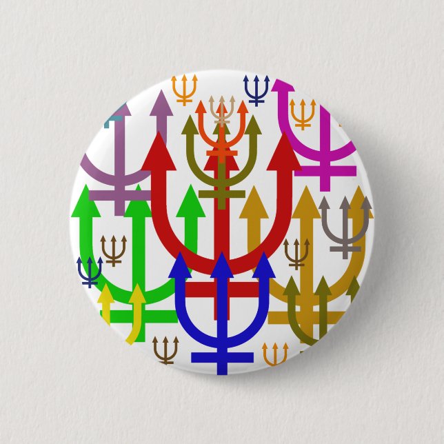 Badge Rond 5 Cm Neptune (Devant)