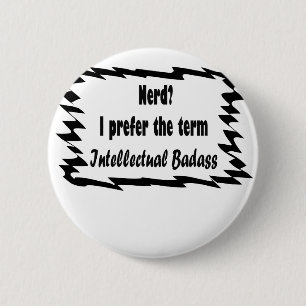 Badge Rond 5 Cm Nerd?