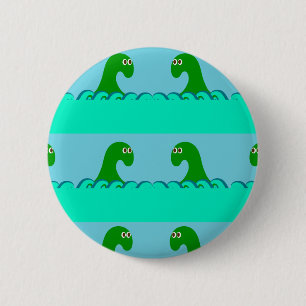 Badge Rond 5 Cm Nessie Motif