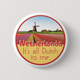 BADGE ROND 5 CM NETHELANDS