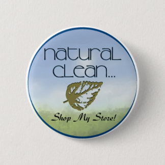 Badge Rond 5 Cm Nettoyage naturel