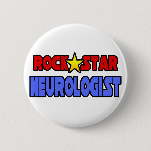 Badge Rond 5 Cm Neurologue Rock Star