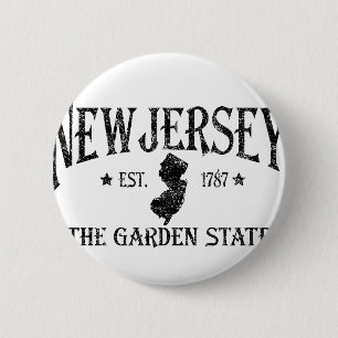 Badge Rond 5 Cm New Jersey