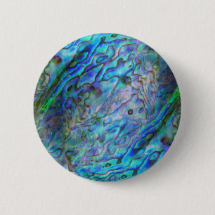 Badge Rond 5 Cm NEW ZEALAND Paua
