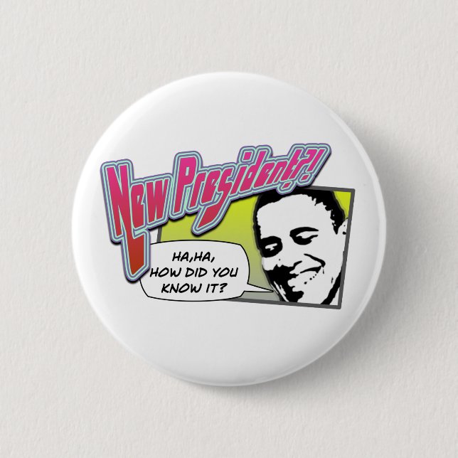 Badge Rond 5 Cm newPresident (Devant)