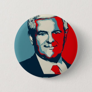 Badge Rond 5 Cm Newt Gingrich 2012