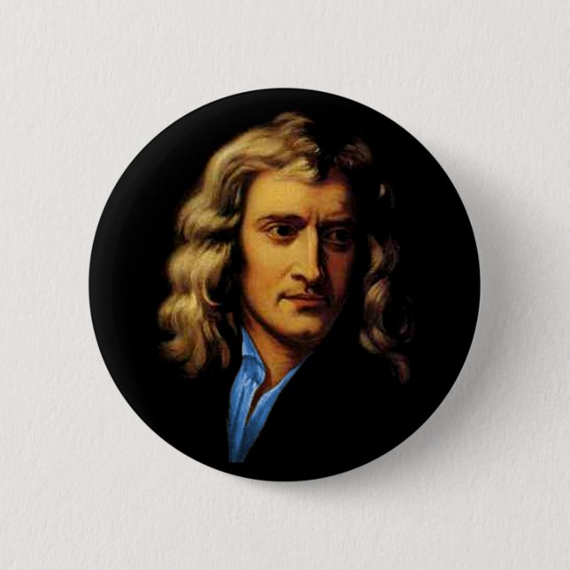 Badge Rond 5 Cm Newton (Devant)