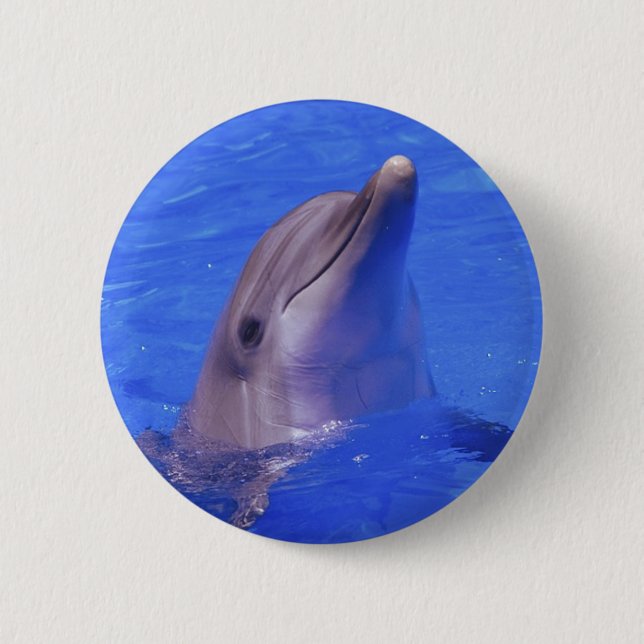 Badge Rond 5 Cm Nez de dauphin (Devant)