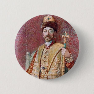Badge Rond 5 Cm Nicholas II