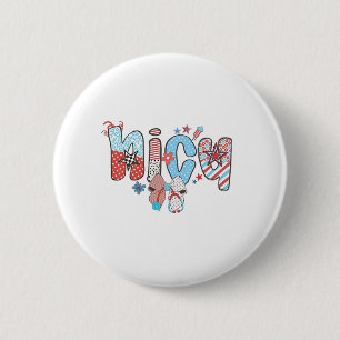 Badge Rond 5 Cm NICU Nurse 4 juillet American Nurse
