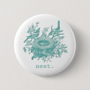 Badge Rond 5 Cm Nid