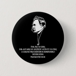 Badge Rond 5 Cm Nietzsche-art-1-DKT